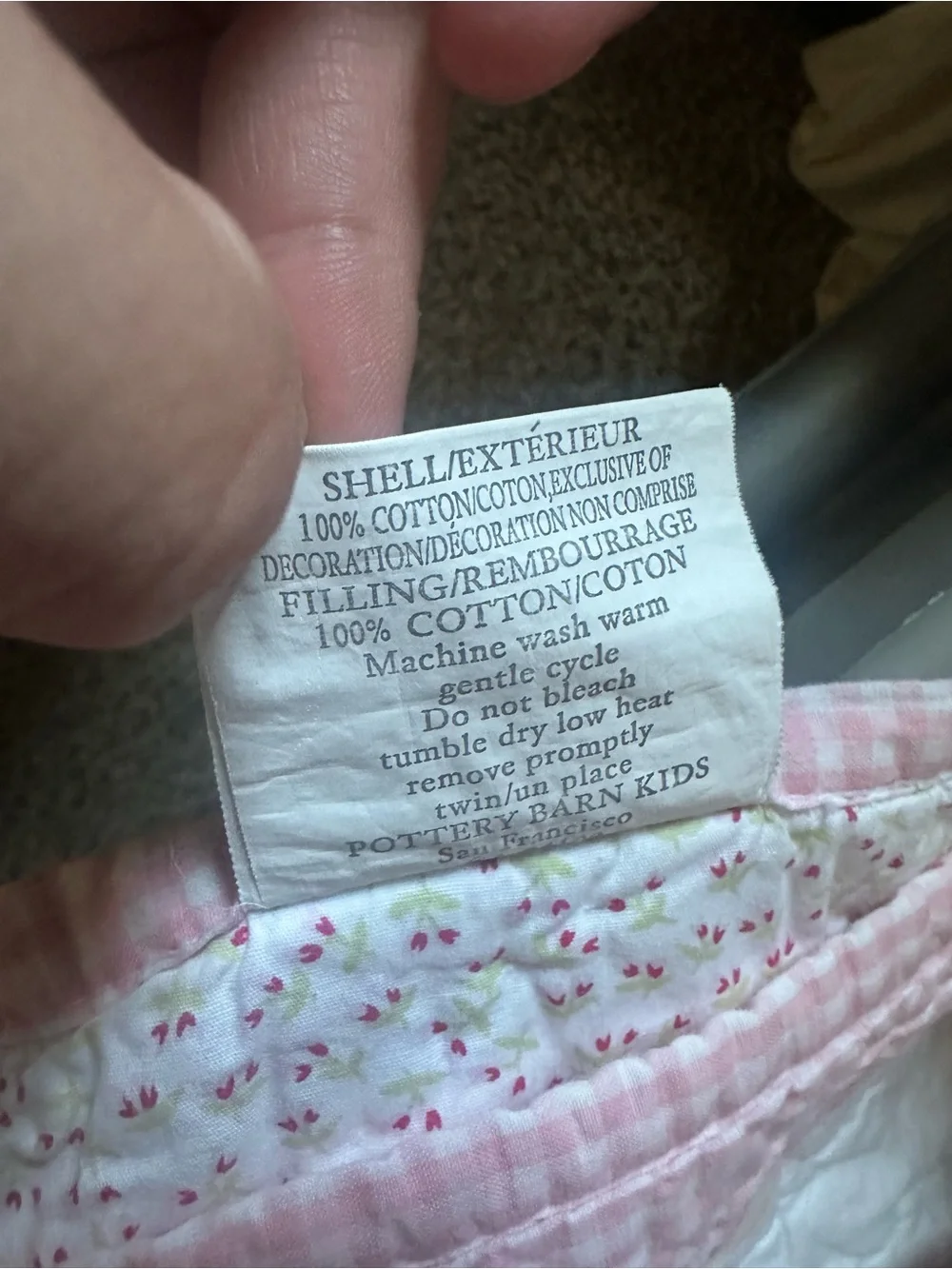 Pottery Barn Kids 100% Cotton Patchwork Twin Quilt